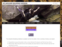 Tablet Screenshot of lancashirebouldering.com